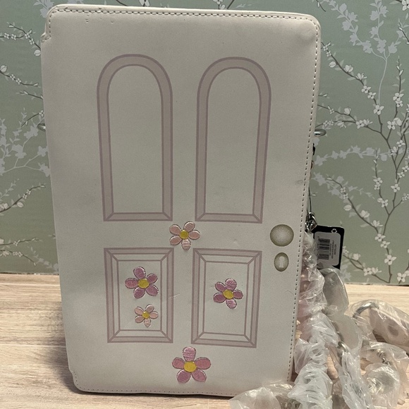 NWT Loungefly Disney Monsters Inc Boo's Door Crossbody & Wallet - Picture 1 of 5